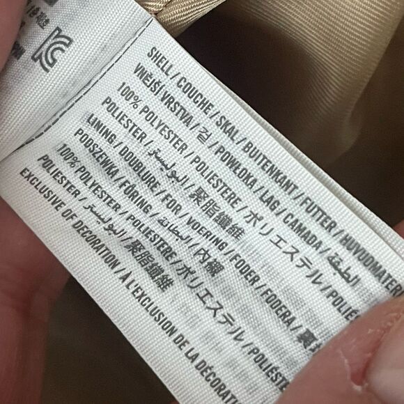 ABERCROMBIE & FITCH Cropped Tweed Blazer Small Beige Brown NEW Preppy Casual - Picture 6 of 9